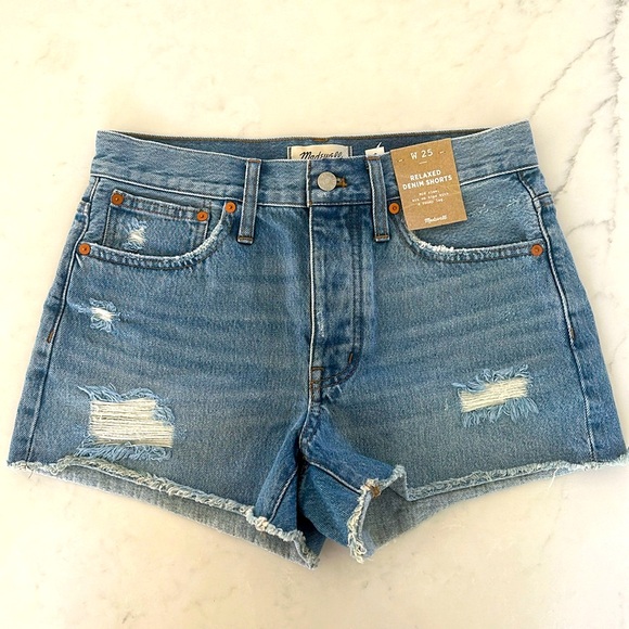 NWT Madewell Denim Shorts - Picture 1 of 6